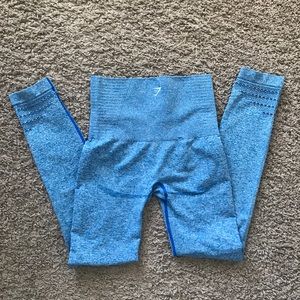 Gymshark seamless leggings blue marl